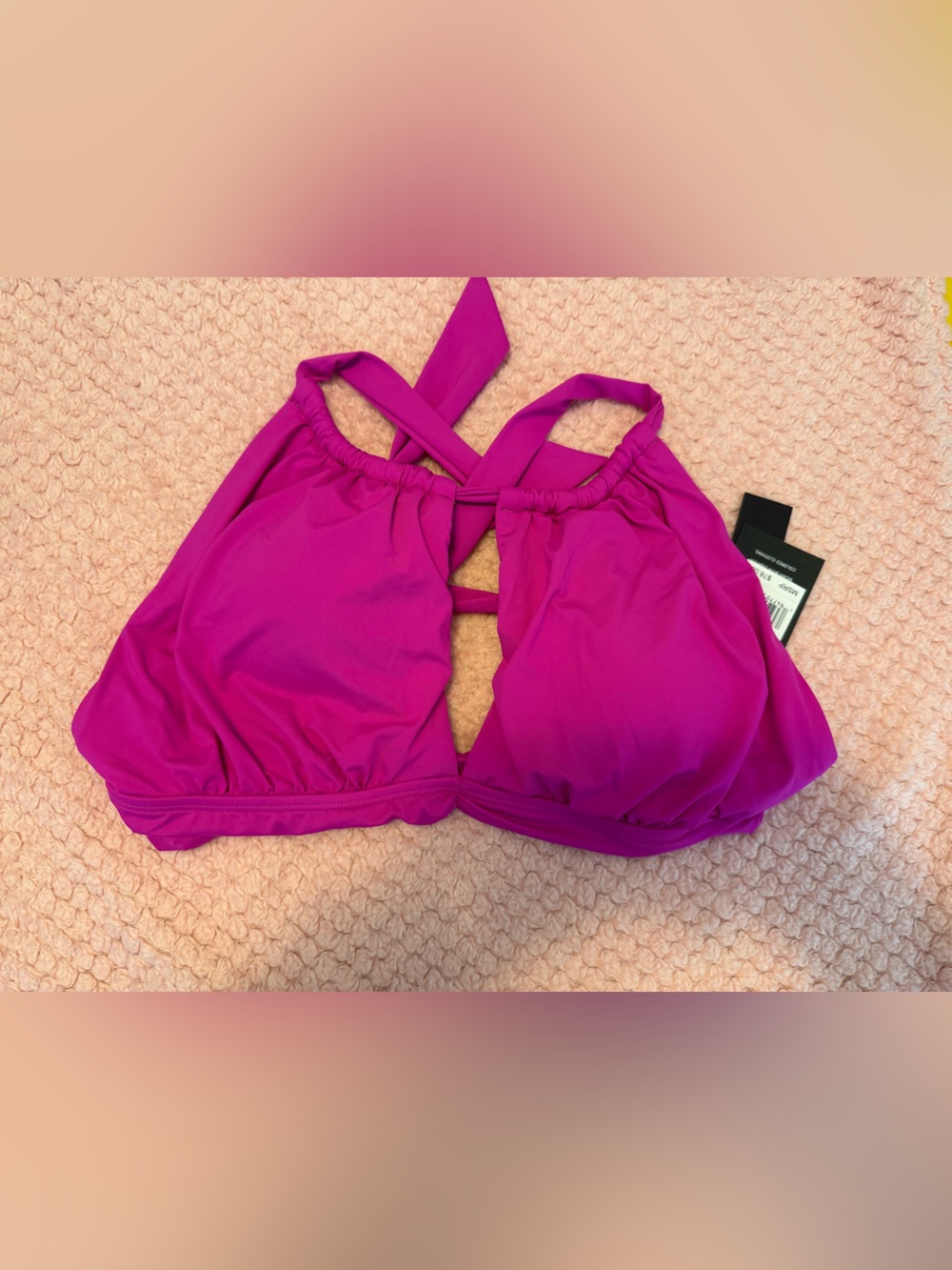 La Blanca Hot Pink Bikini Top | Size 14 | NWT